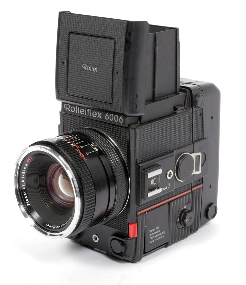 Rolleiflex 6006 6X6 SLR medium format camera w/ HFT 80mm +150mm